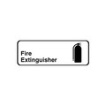 Traex Sign, Fire Extinguisher , 3X9" 4518